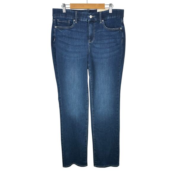 NYDJ Jeans Womens Medium Marilyn Straight Lift Tuck Cambridge Blue Waist Match - Picture 1 of 9